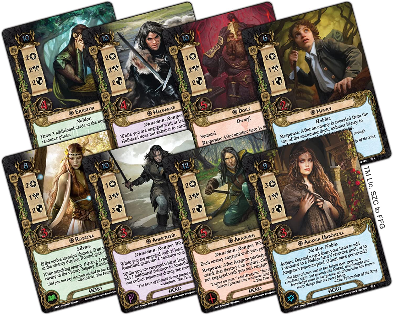 The Lord of the Rings : The Card Game -  Angmar Awakened Hero Expansion